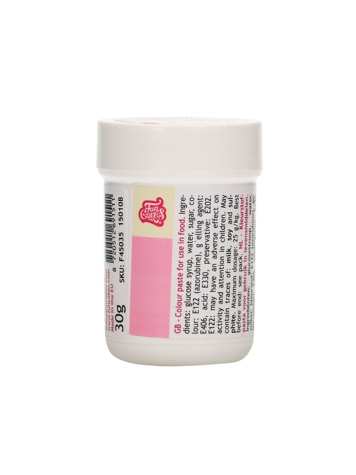 FunColours pink - żelowy kolor - różowy - kubek -30g