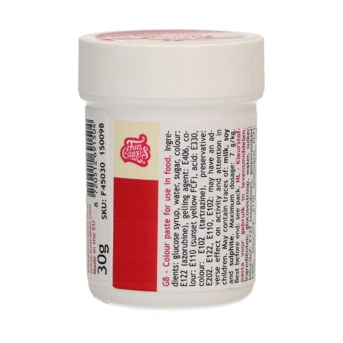 FunColours Christmas Red - Gel Color - Christmas Red - Pot - 30g