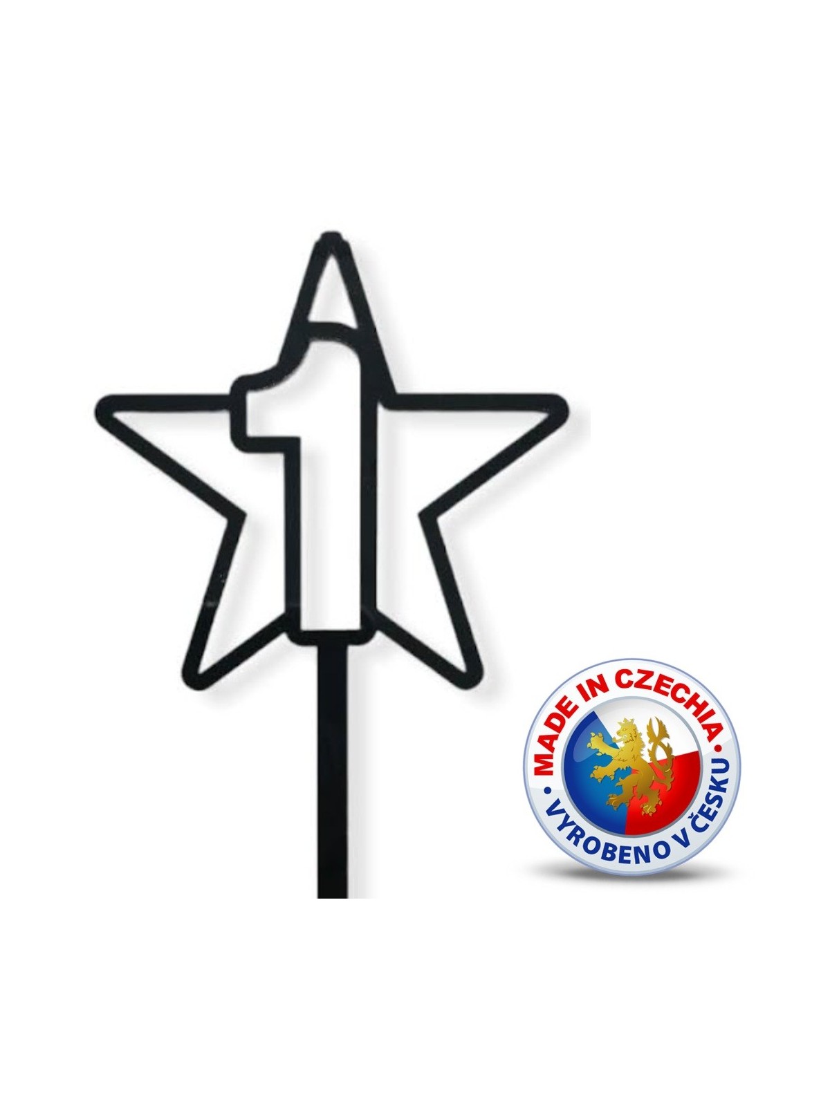 Cake topper - Star No. 1