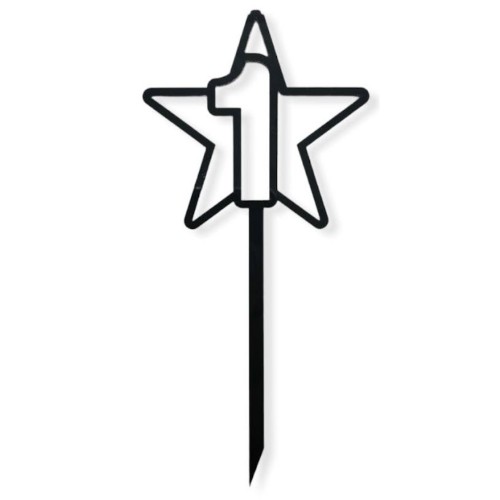 Cake topper - Star No. 1