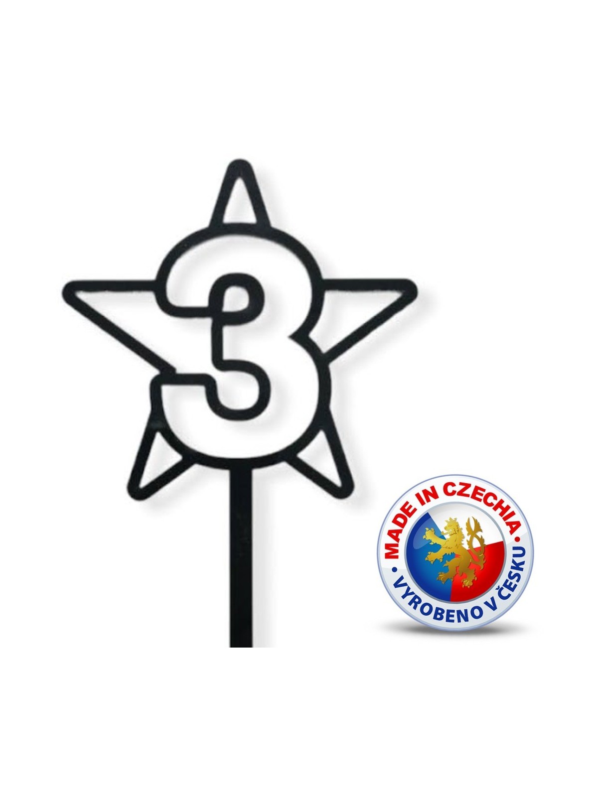 Cake topper - Star No.3