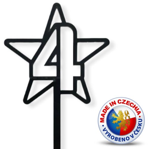 TOPPER DO CIASTA - Star nr 4