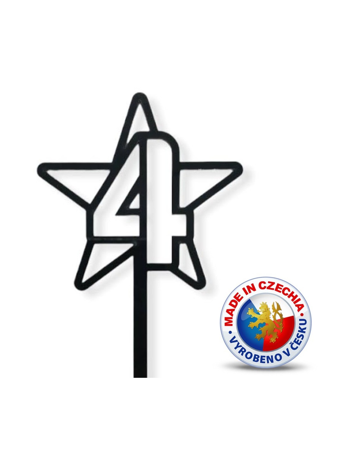 TOPPER DO CIASTA - Star nr 4