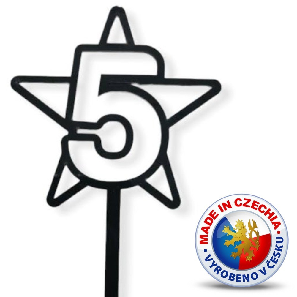 Cake topper - Star No.5