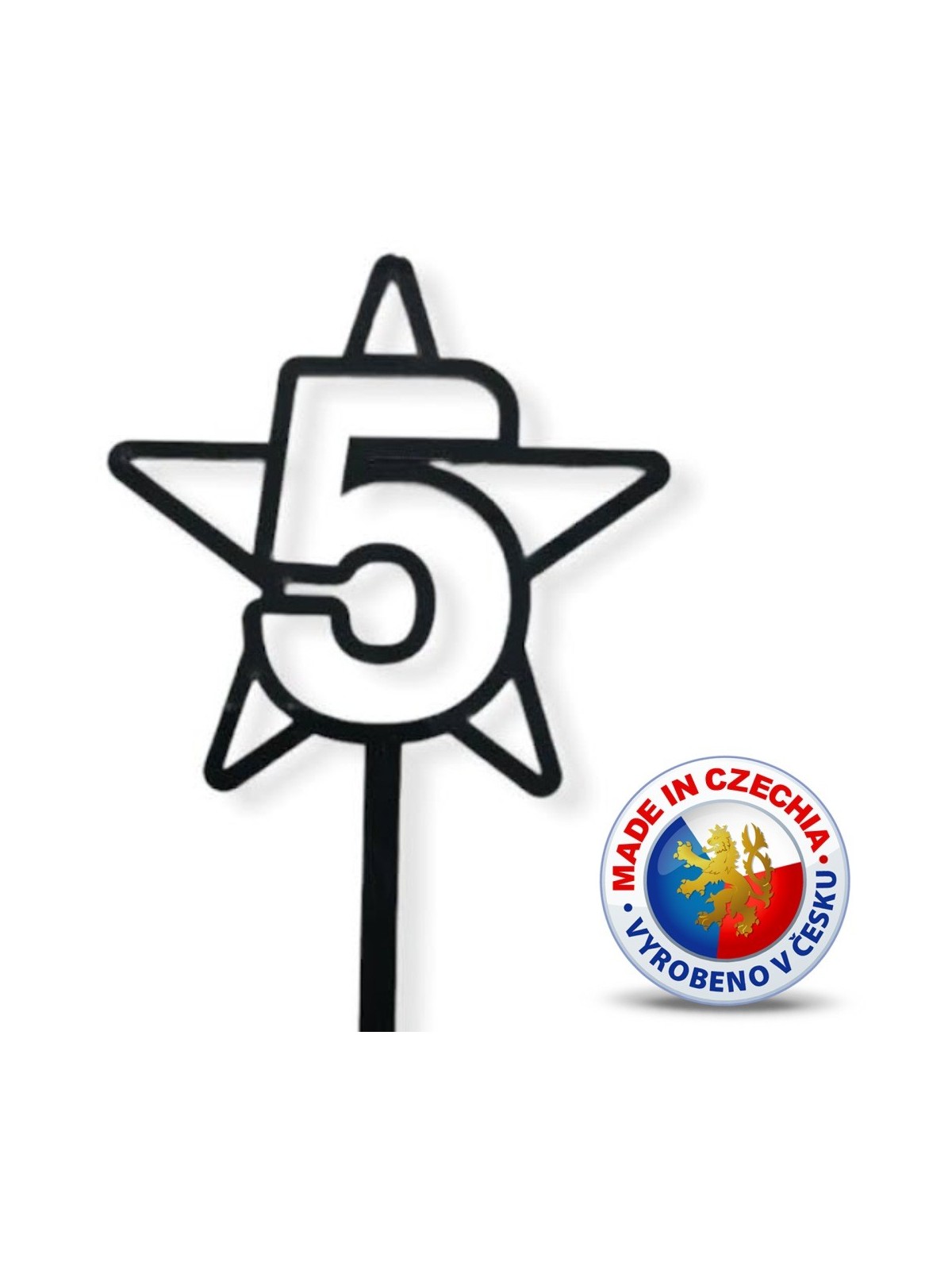 TOPPER DO CIASTA - Star nr 5