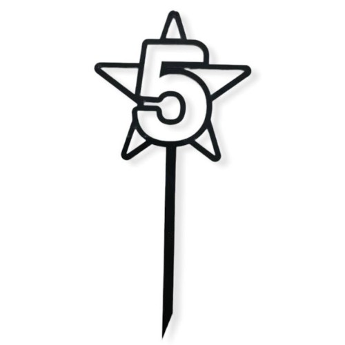 Cake topper - Star No.5