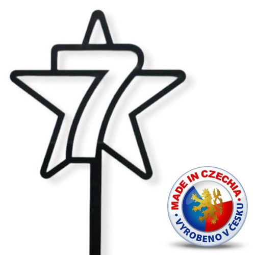 TOPPER DO CIASTA - Star nr 7