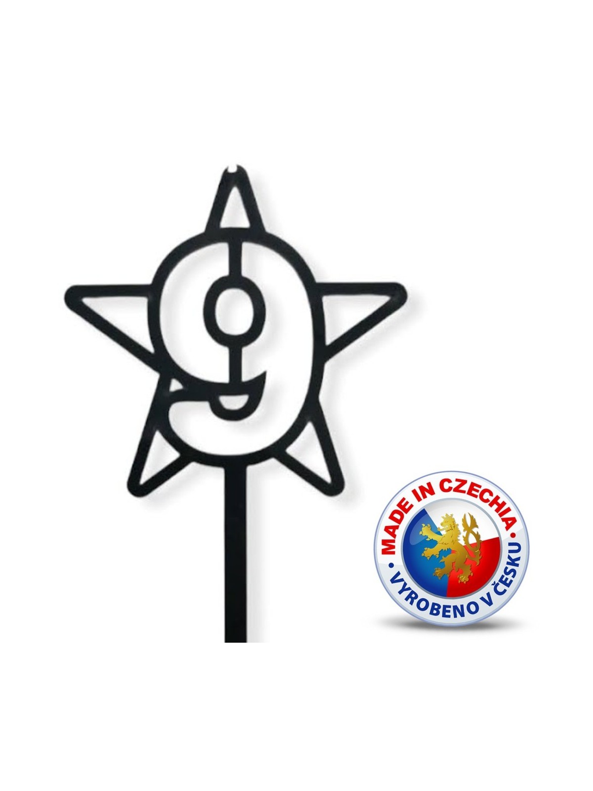 Cake topper - Star No.9