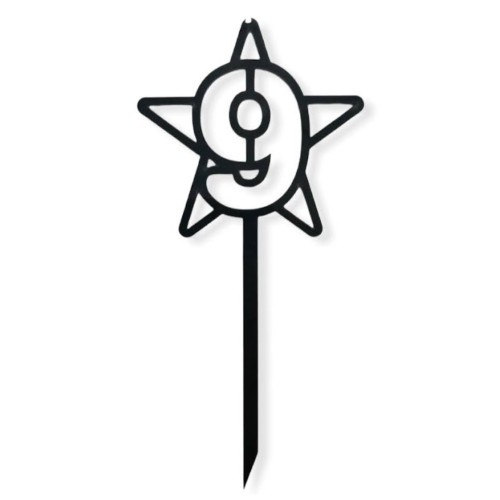 Cake topper - Star No.9