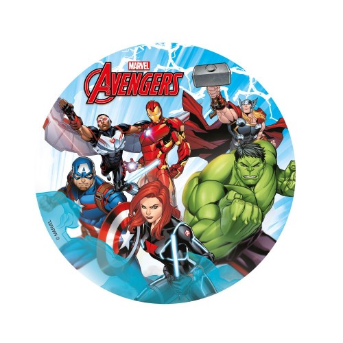 Dekora - Essbares rundes Papier - Avengers - 15,5cm