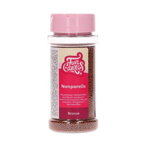 FunCakes Sugar Pearls - Bronze - 80g