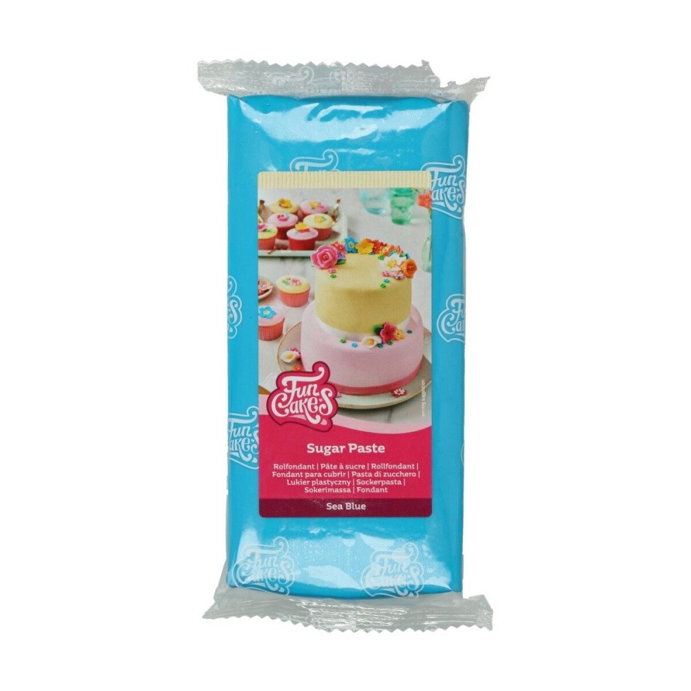 FunCakes Rolled Fondant Sea Blue - 1kg