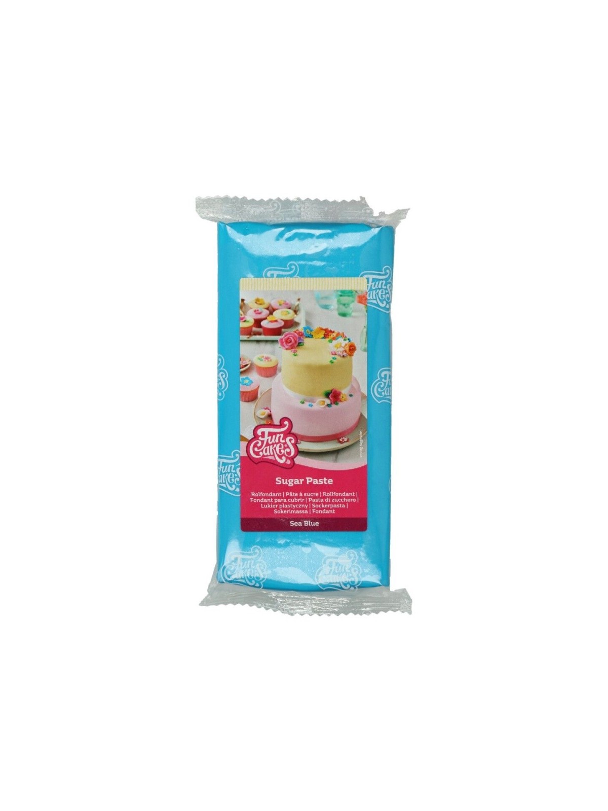 FunCakes masa cukrowa Sea Blue - błękit morza - 1kg