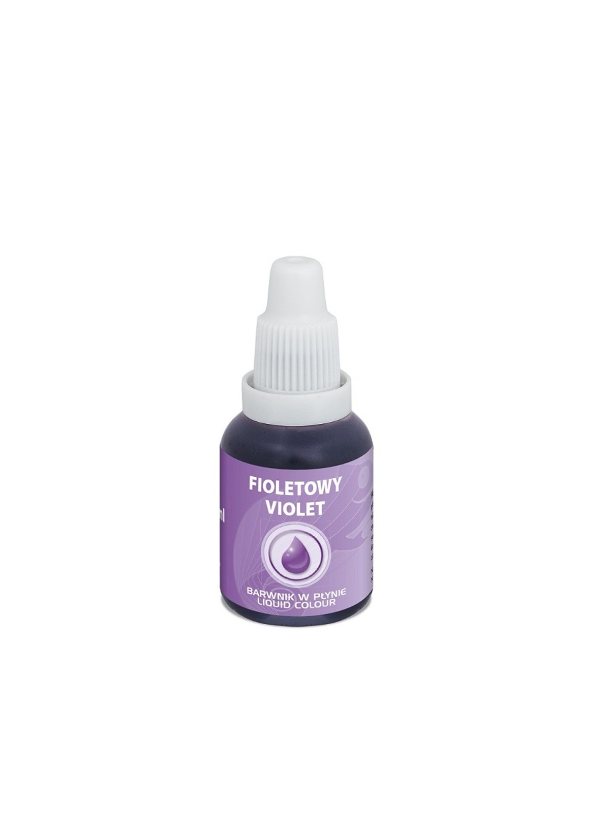 Farba do aerografu Liquid Food Colours Violet (20 ml) fioletowa.