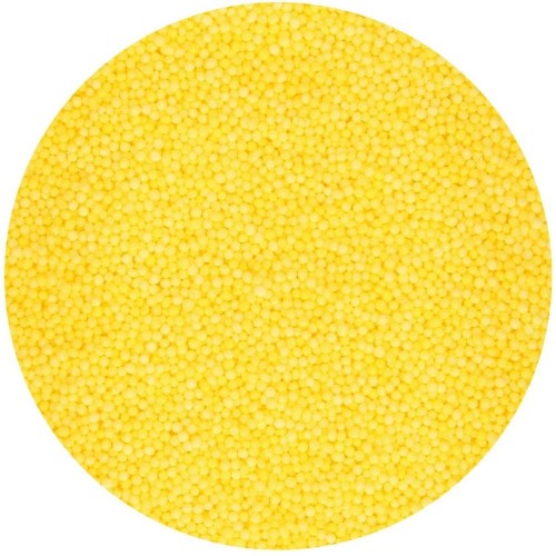 FunCakes  Cukrové perličky - máček - žlutý - 80g