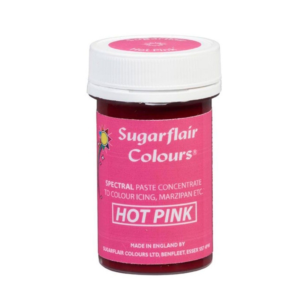 Barwnik żelowy Sugarflair Spectral - Hot pink - 25g.