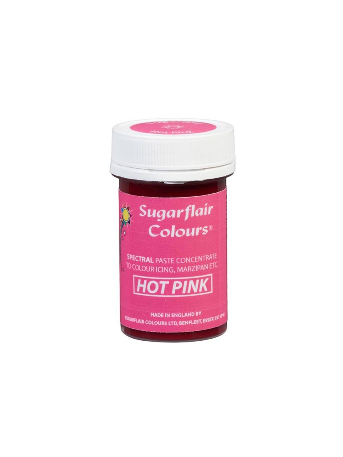 Sugarflair Spectral gelová barva - Hot pink - 25g