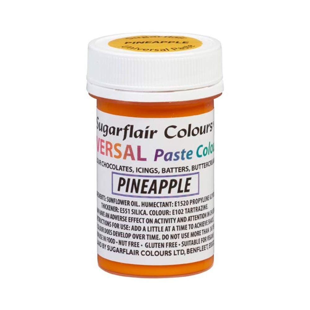 Sugarflair Universal Gel Colour - Pineapple 22g