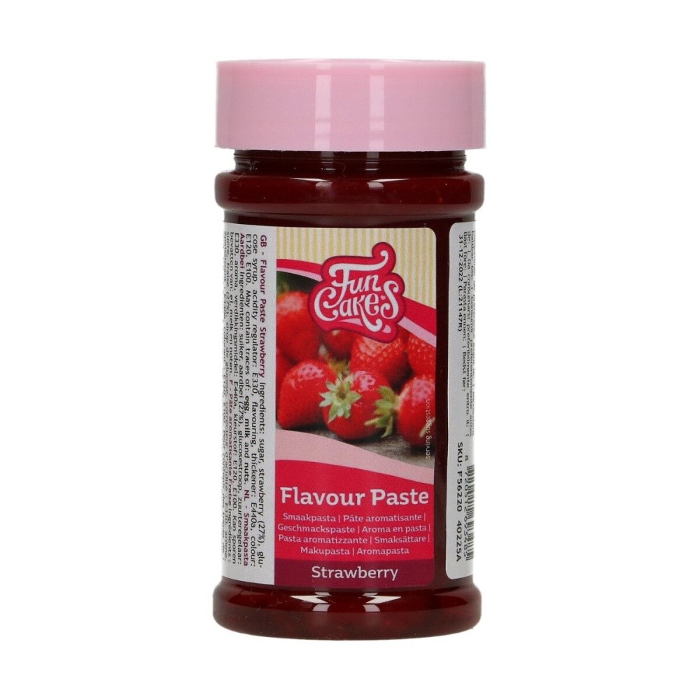 FunCakes Aroma pasta - Strawberry - jahoda 120g