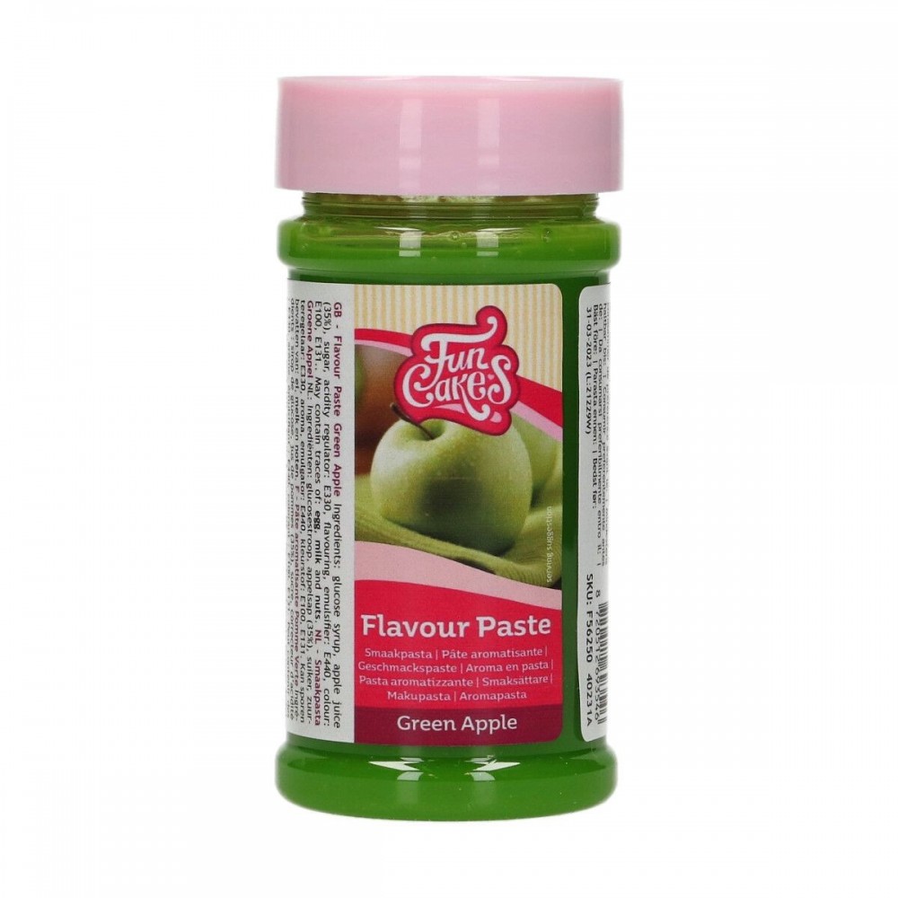 FunCakes Aroma pasta - green apple - zielone jabłko - 120g