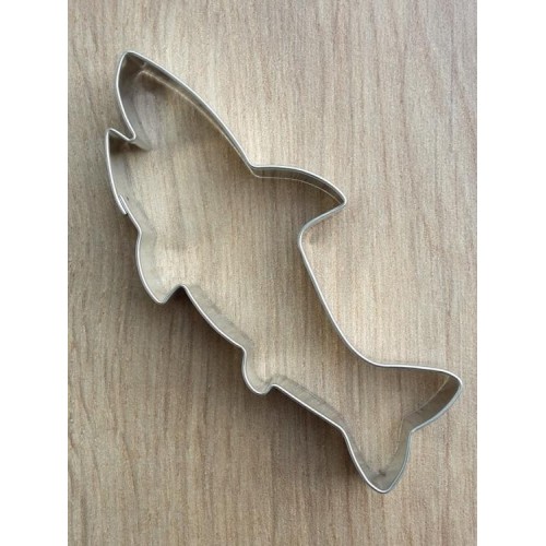 Stainless steel cookie cutter - shark