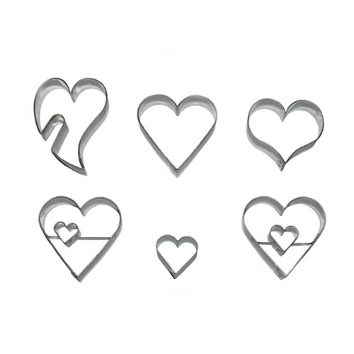 Cookie cutters - Valentine's Set III (6 pcs)