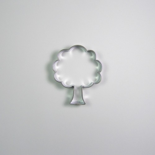 Stainless steel cookie cutter - deciduous tree