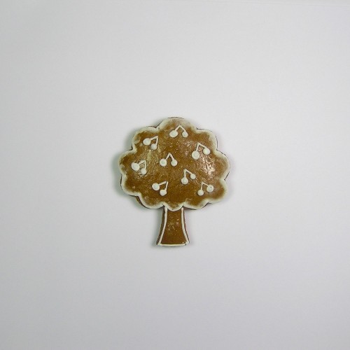 Stainless steel cookie cutter - leafy tree