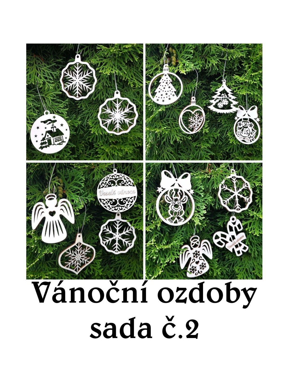 Vánoční ozdoby - sada č.2