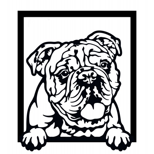 Wall image - English bulldog