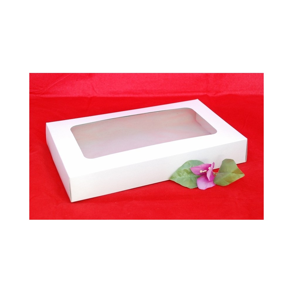 Boxes for Christmas cookies - white - 1/2 kg