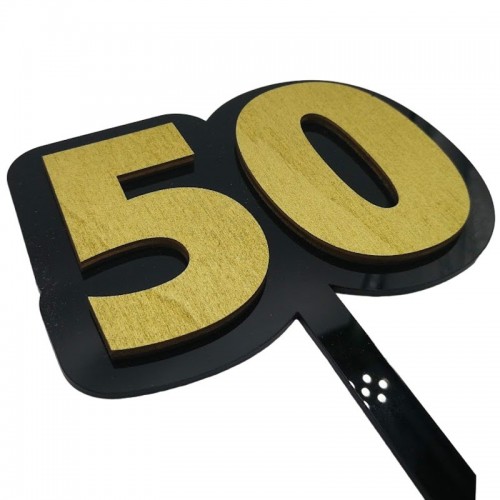 3D Zápich do torty - Jubilejná 50