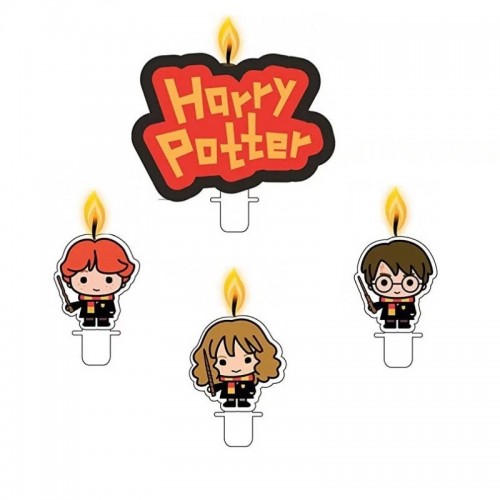 Harry Potter cake candles 4 pieces