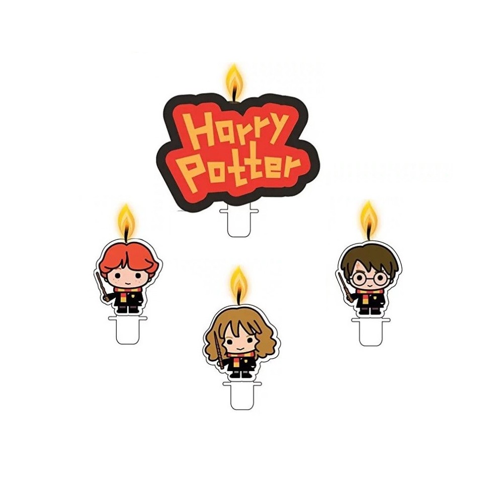 Harry Potter cake candles 4 pcs