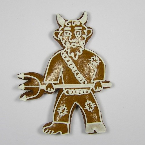 Stainless cookie cutter - Devil