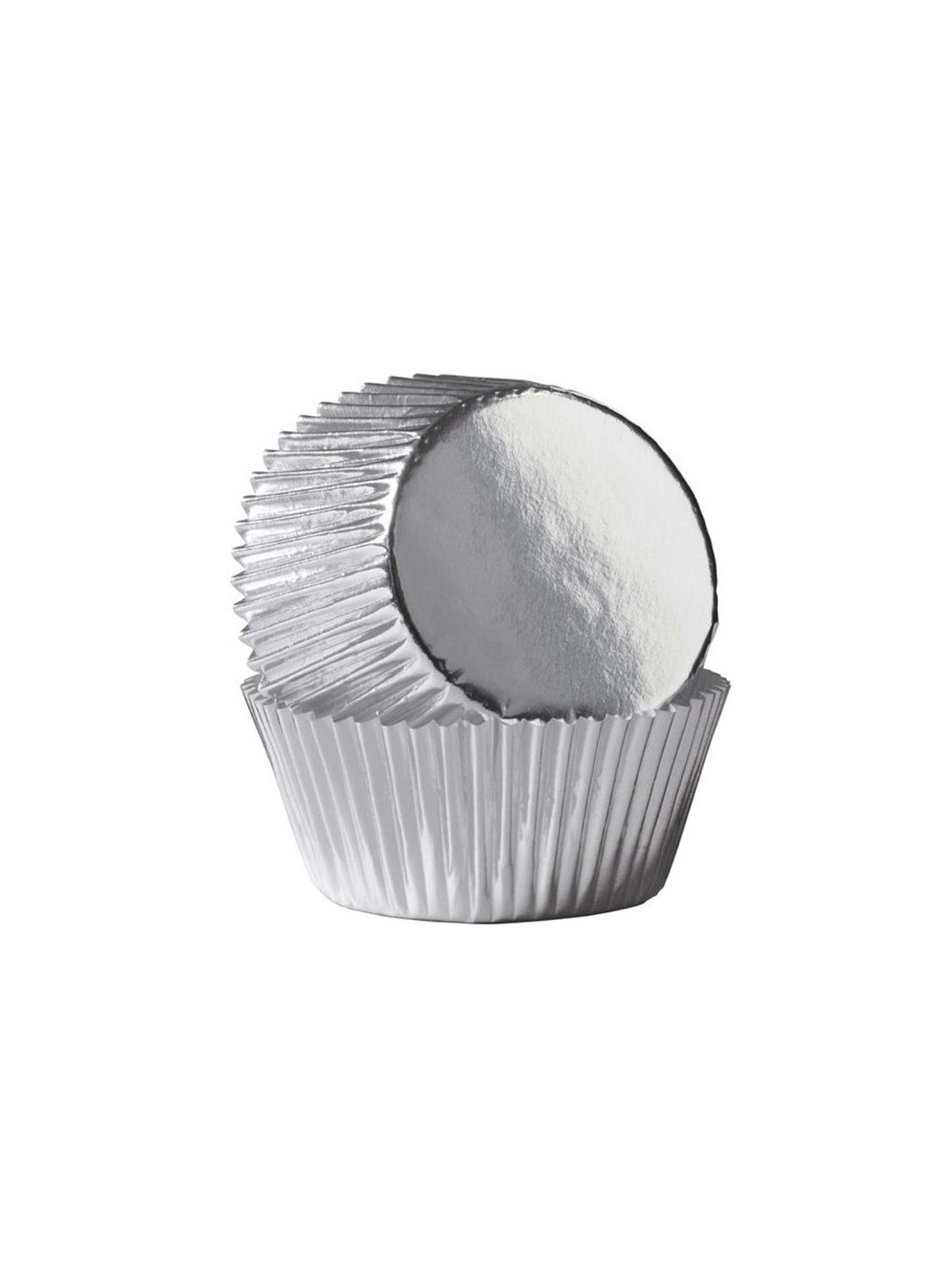 PME baking cups with foil - silver- 30 pcs