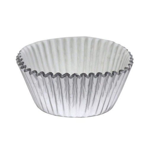 PME baking cups with foil - silver- 30 pcs