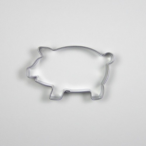 Stainless steel cookie cutter - piggy