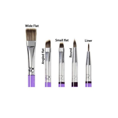 Wilton set of decorating brushes - 5 pieces