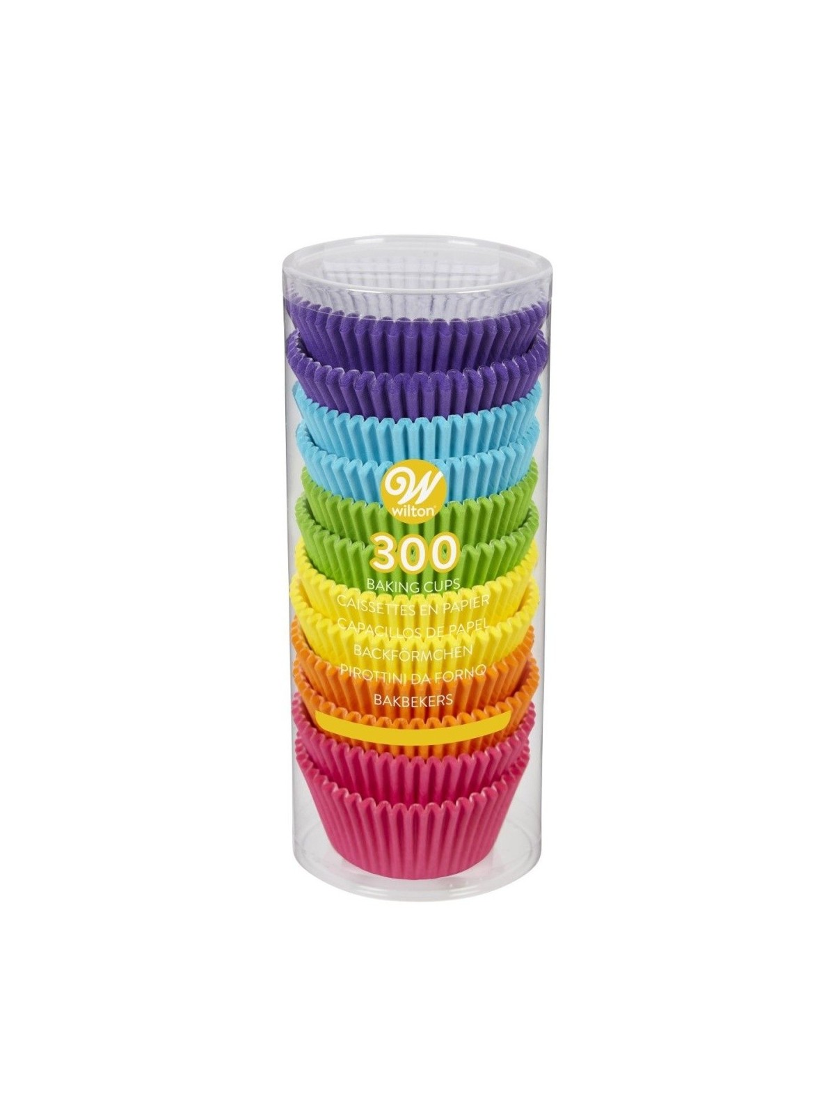 Wilton Baking Cups - Regenbogenfarben - 300stück