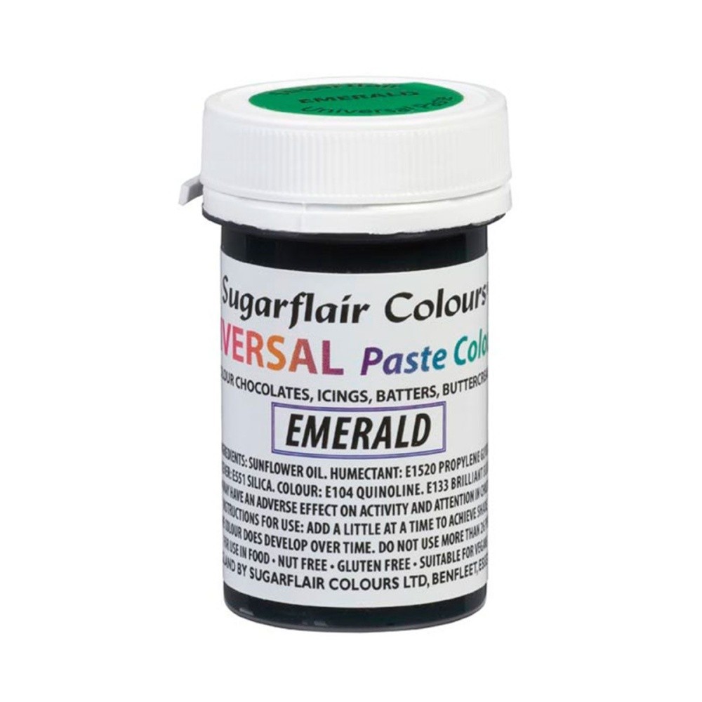 Sugarflair Universal gel color - Emerald 22g