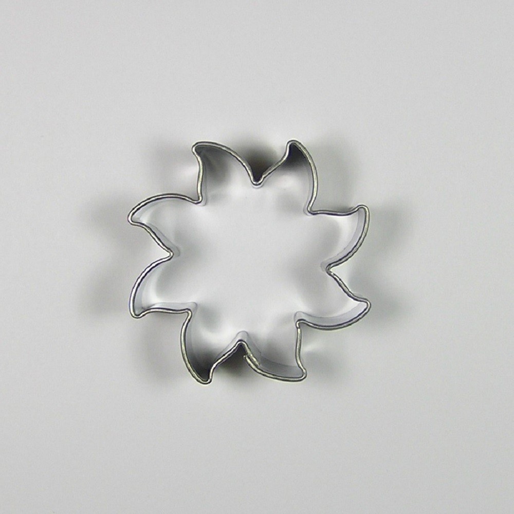 Stainless steel cookie cutter - small sun 4cm