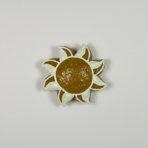 Stainless steel cookie cutter - small sun 4cm