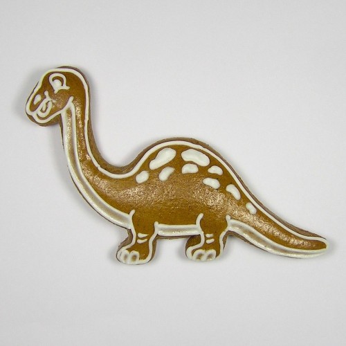 Stainless steel cookie cutter - Brontosaurus