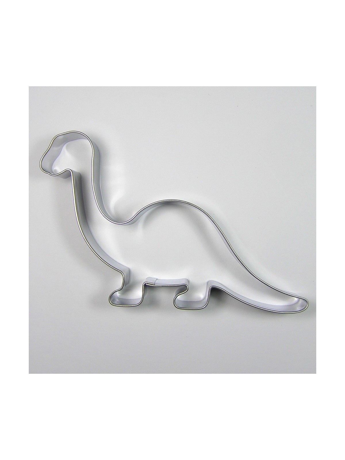 Stainless steel cookie cutter - Brontosaurus