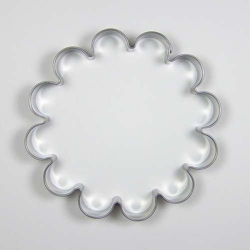 Stainless steel cookie cutter - decorative circle