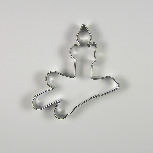 Stainless steel cookie cutter - Christmas candle