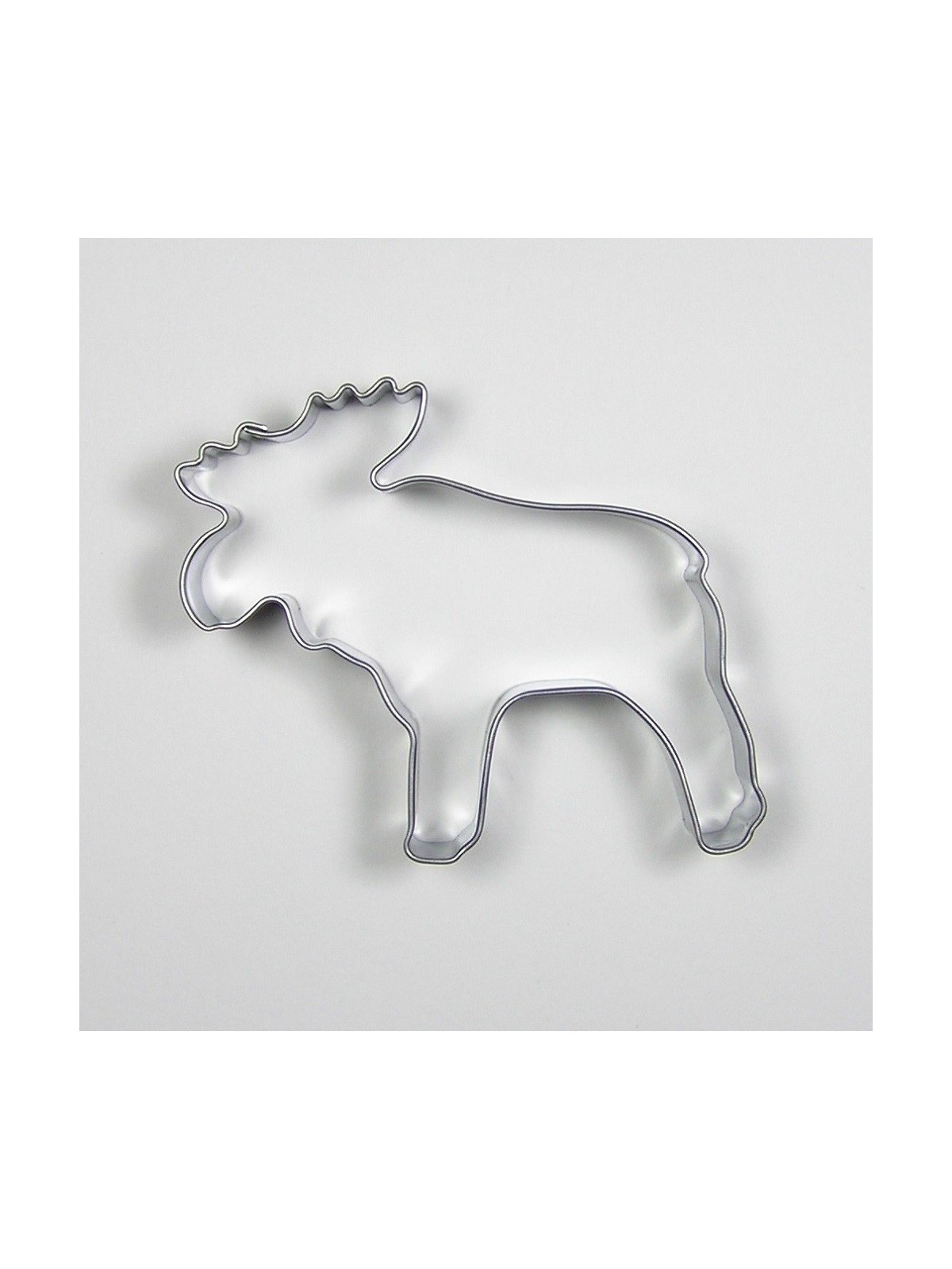 Stainless steel cookie cutter - moose