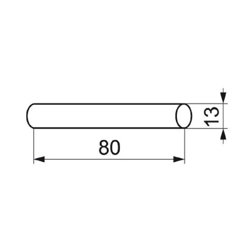 Teflon piping for cream rolls - small 30 pieces.