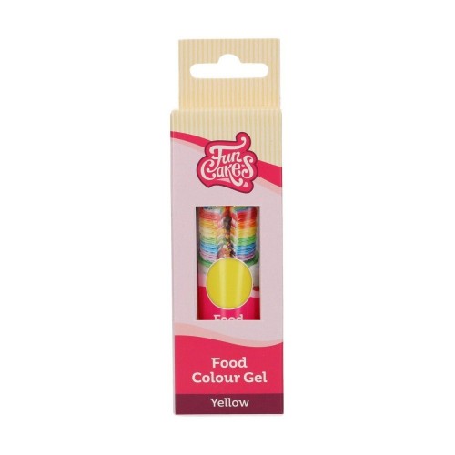 FunCakes - barwnik żelowy - żółty - YELLOW - 30g